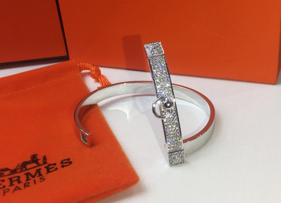 18K Collier De Chien Diamond Hermès Bracelet