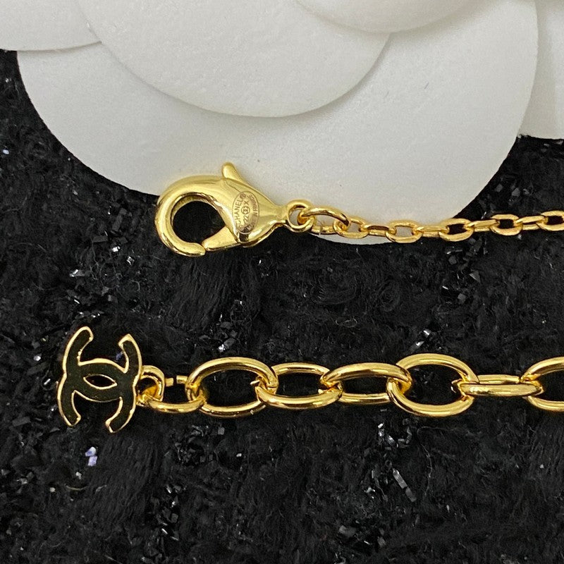 18K Chanel Flower Crystal Necklace