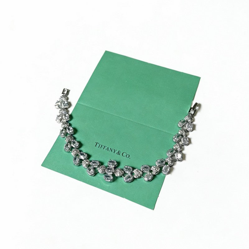 18K Return to Tiffany & Co. Crystal Bracelet