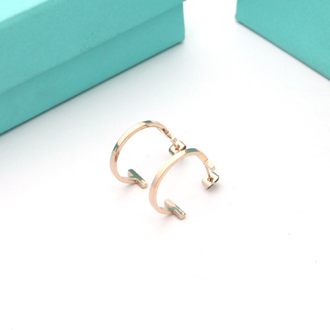 18K Tiffany & Co. Hoop Earrings