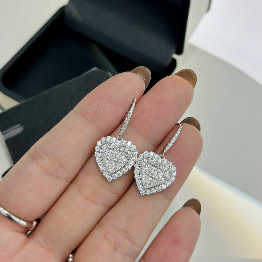 18K Tiffany & Co. Heart Diamonds Earrings
