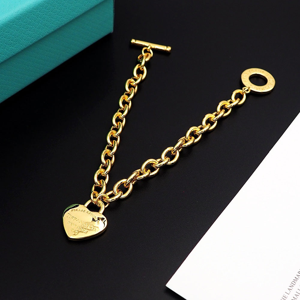 18K Tiffany & Co. Tag Chain Bracelet