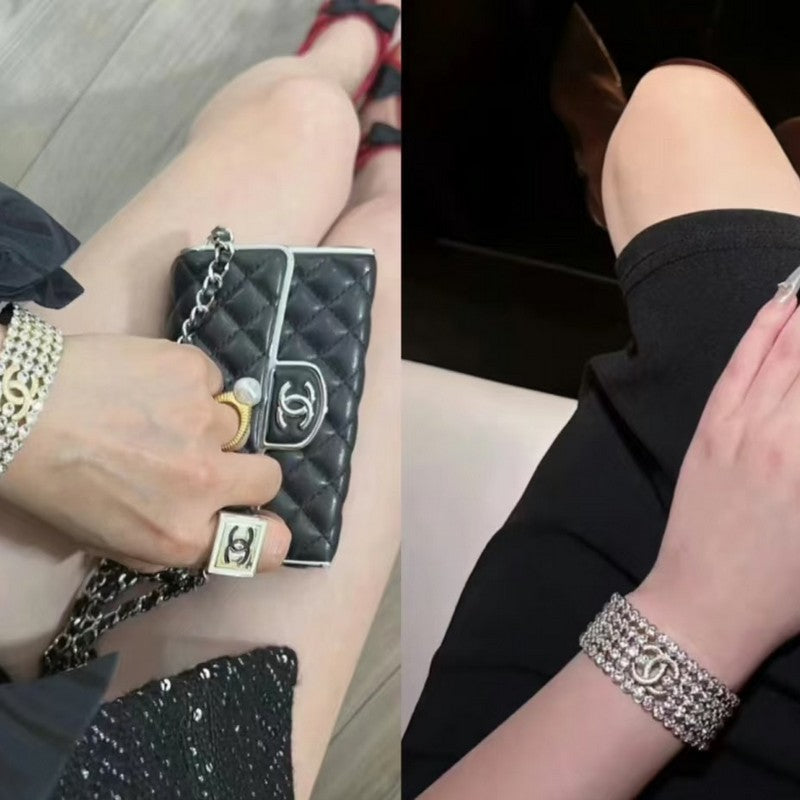 18K Chanel Diamond Cuff Bracelet