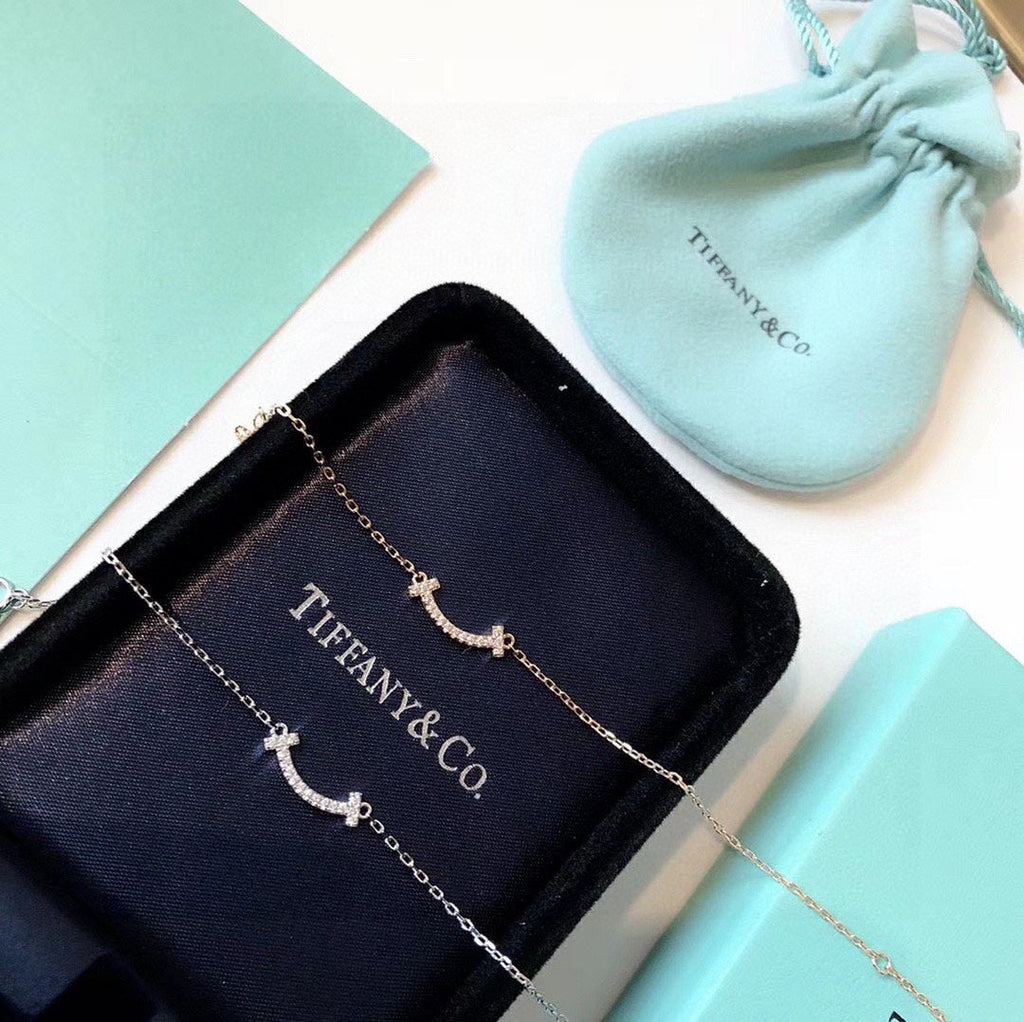 18K Tiffany & Co. Smile Diamond Bracelet