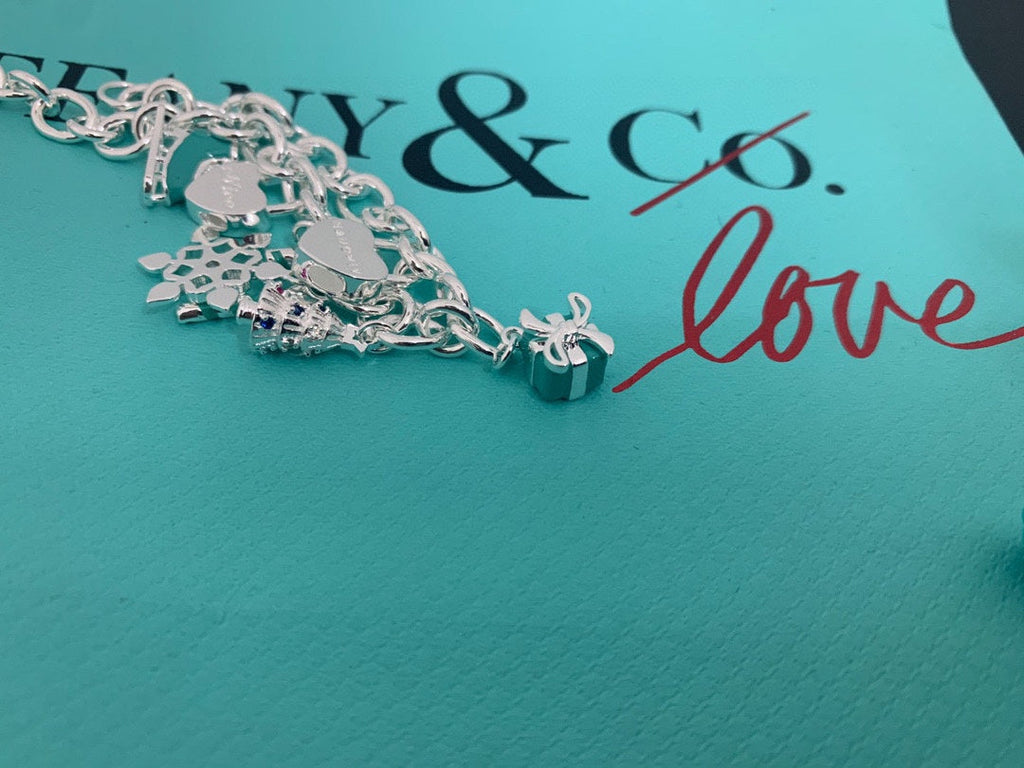 18K Tiffany & Co. Christmas Tag Bracelet