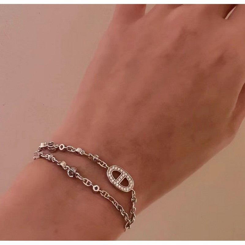 18K Hermès Farandole Diamond Bracelet