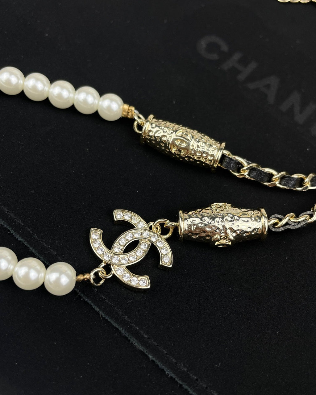 18K Chanel Crystals Choker Necklace