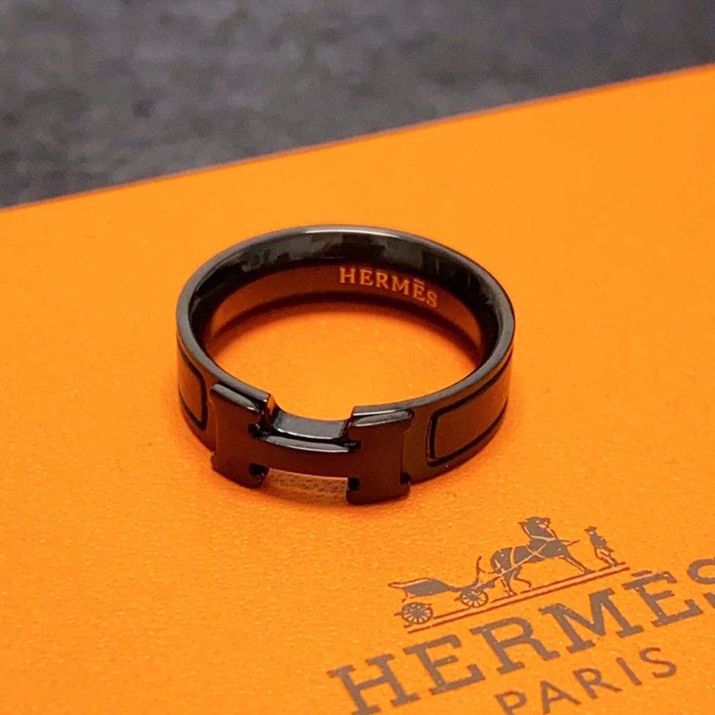 Hermès Clic HH So Black Ring