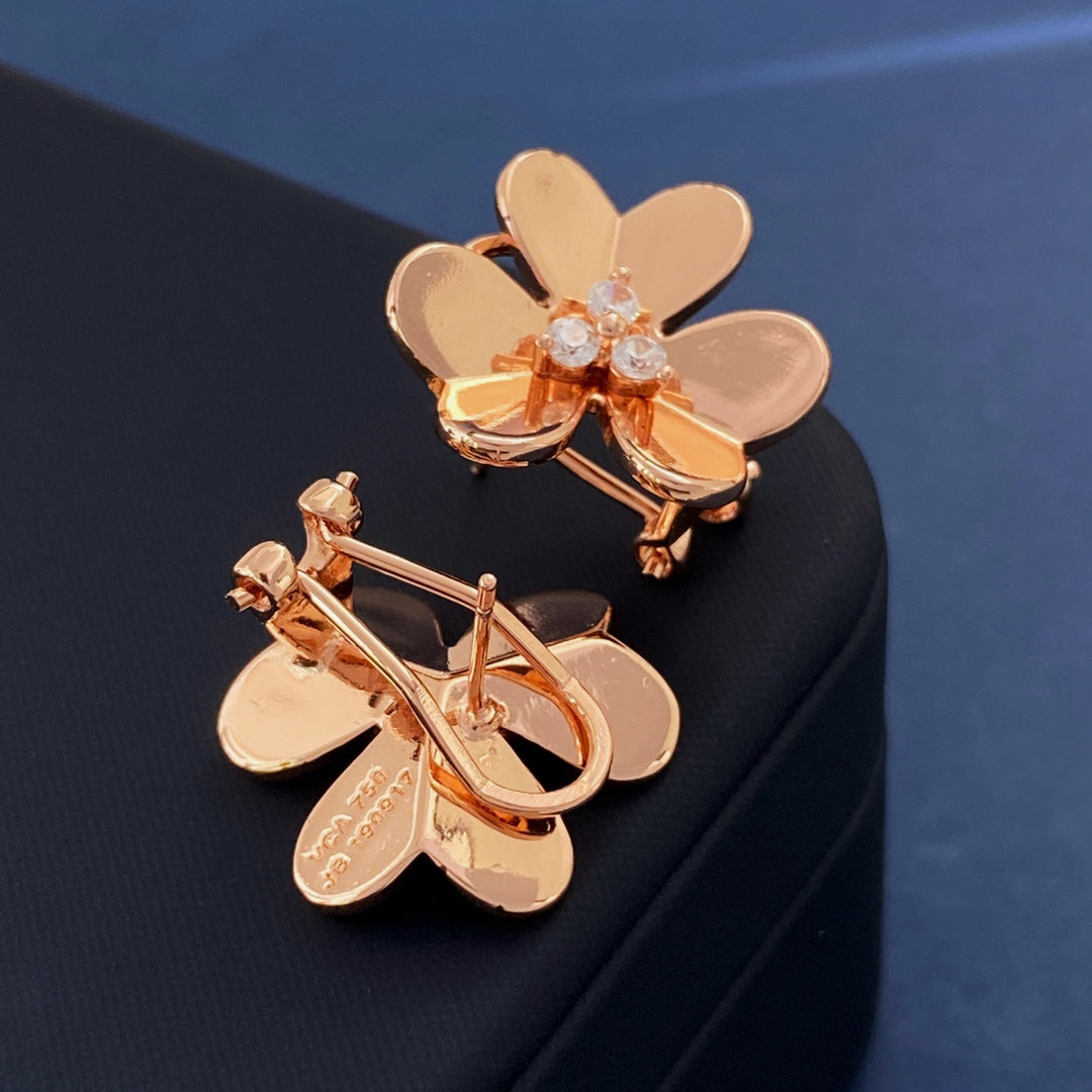 18K Van Cleef & Arpels Frivole Large Model Earrings