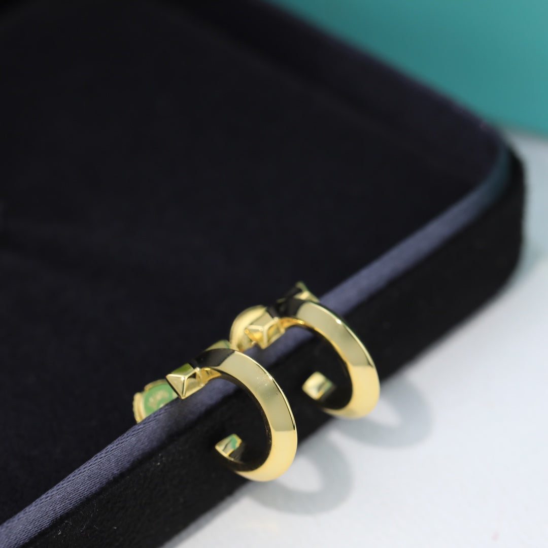 18K Tiffany & Co. Hoop Earrings