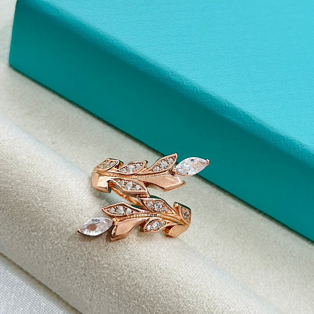 18K Tiffany & Co. Victoria Vine Bypass Ring