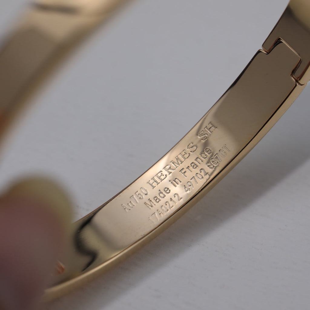 18K Hermès Diamonds Bracelet