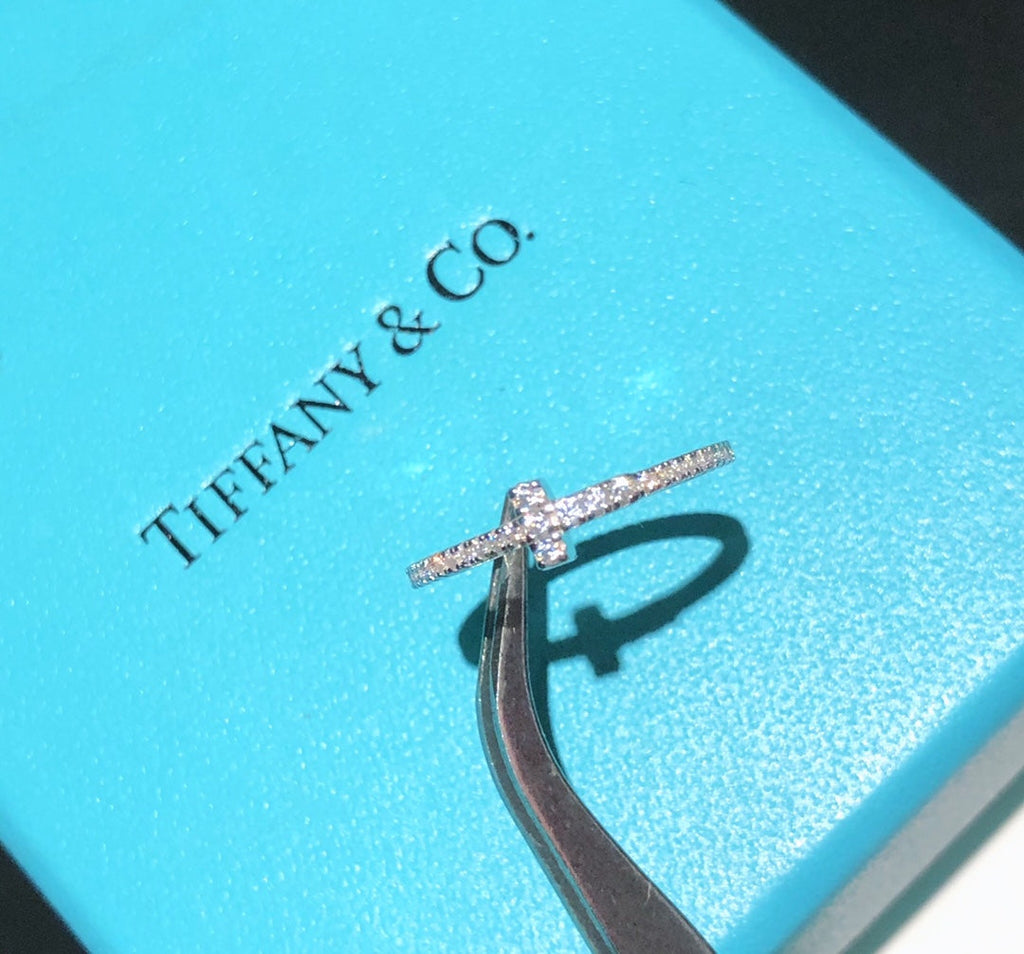 18K Tiffany & Co. Diamond Wire Ring