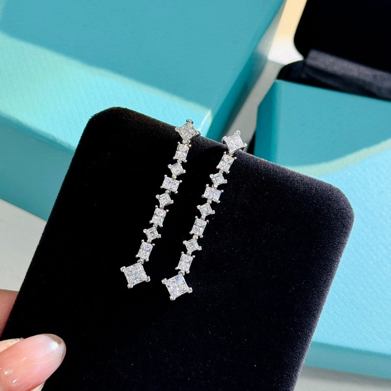 18K Tiffany & Co. Diamond Earrings