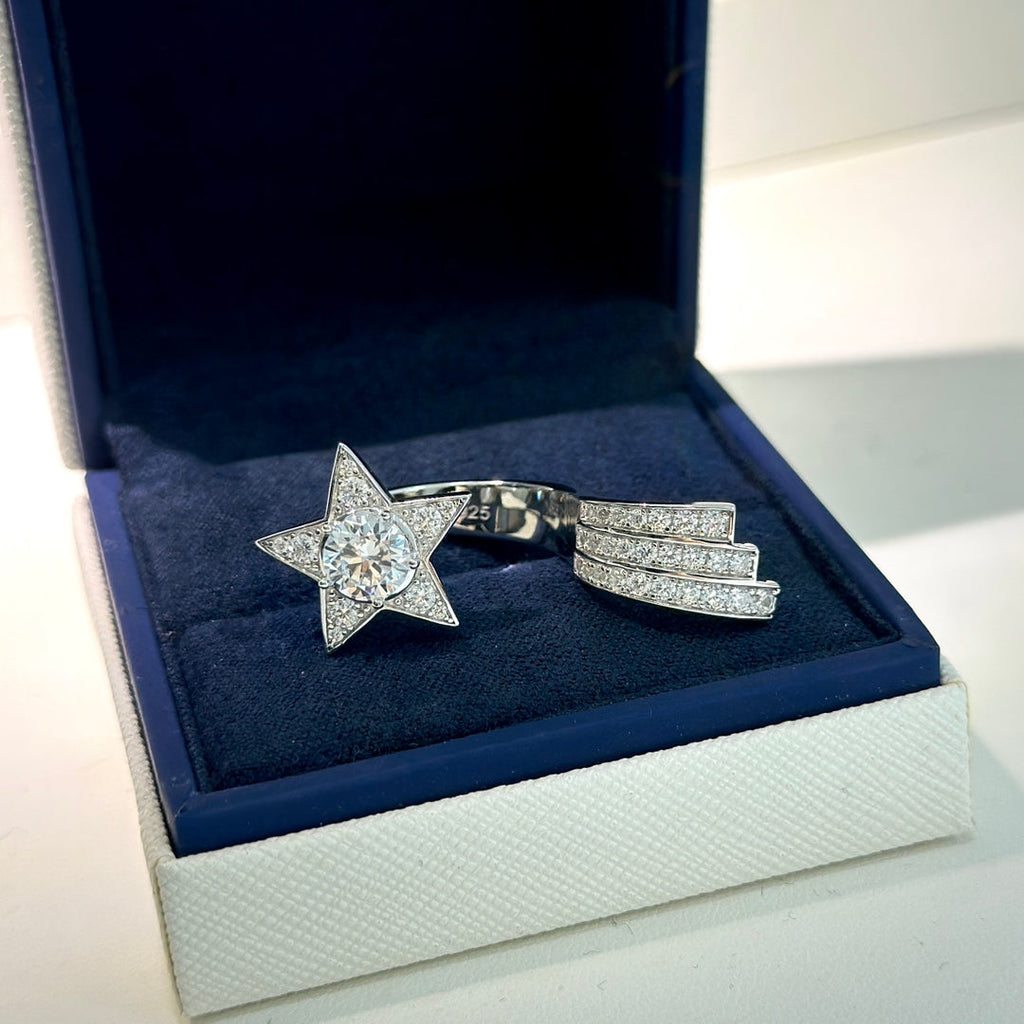 18K Chanel Comete Diamonds Ring