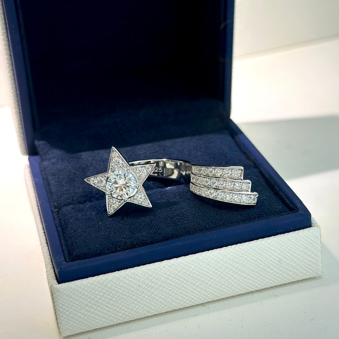 18K Chanel Comete Diamonds Ring