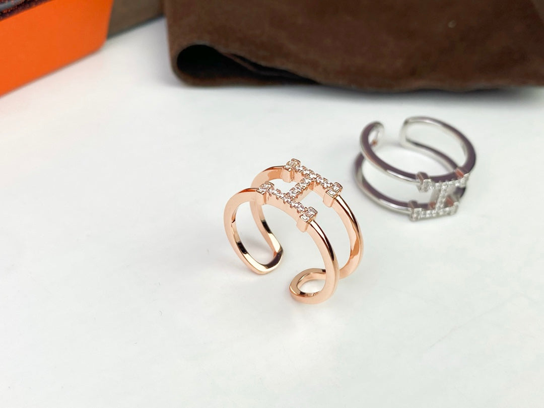 18K Ever Chaine D'ancre Hermès Ring