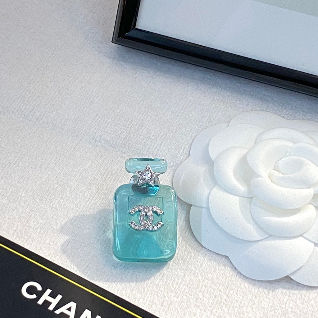 18K Chanel Perfume Color Bottle Brooch