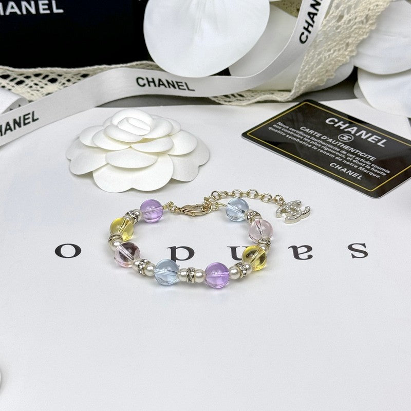 18K Chanel 26C Color Crystal Bracelet