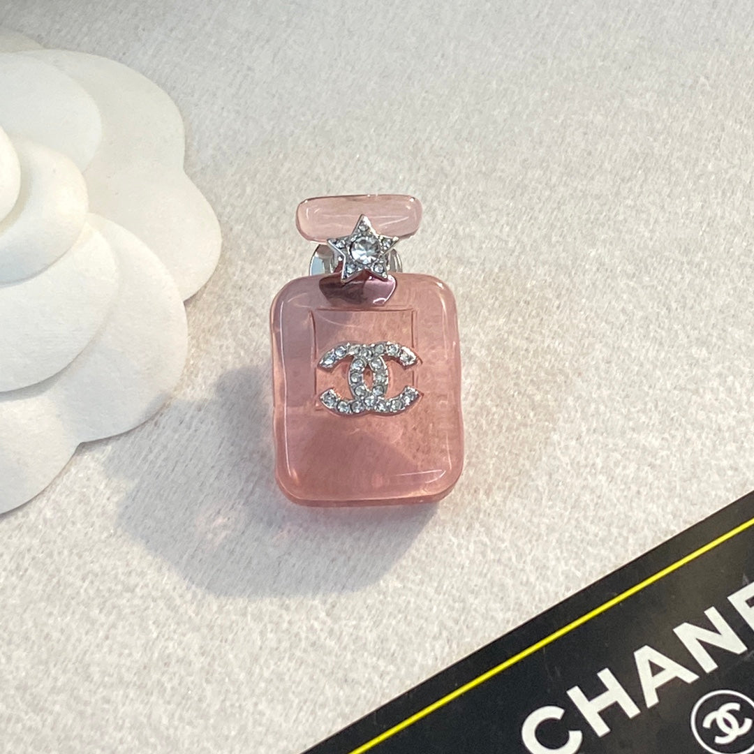 18K Chanel Perfume Color Bottle Brooch
