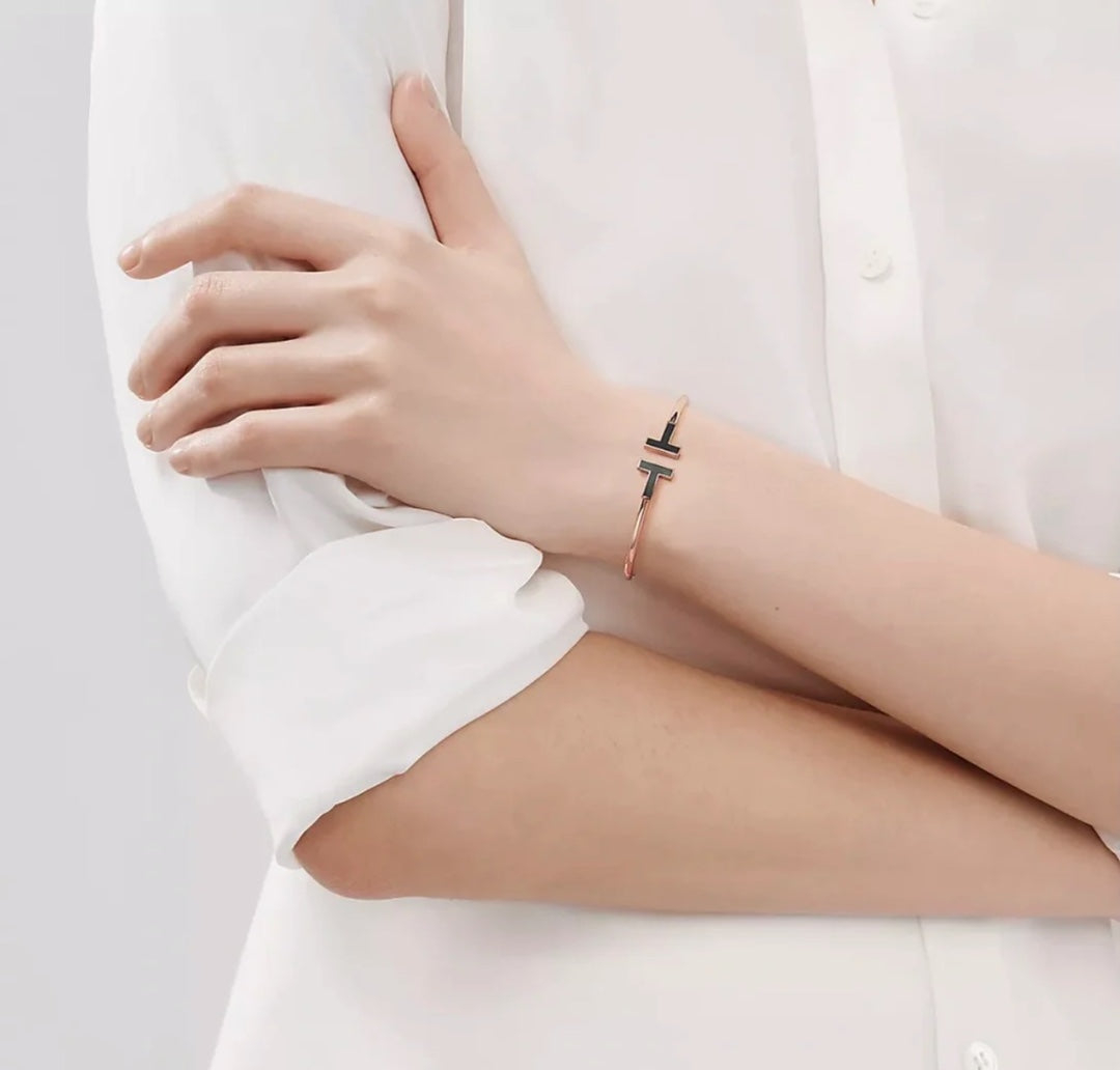 18K Tiffany & Co. Black Bracelet