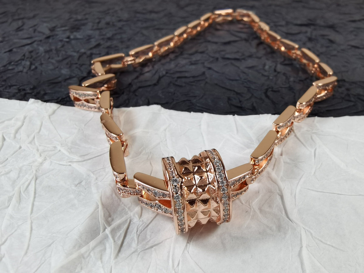 18K BVLGARI B.ZERO1 Diamonds Chain Link Necklace