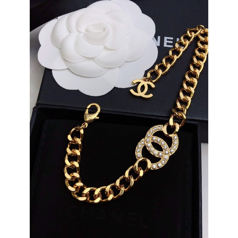 18K Chanel Diamond Choker Necklace