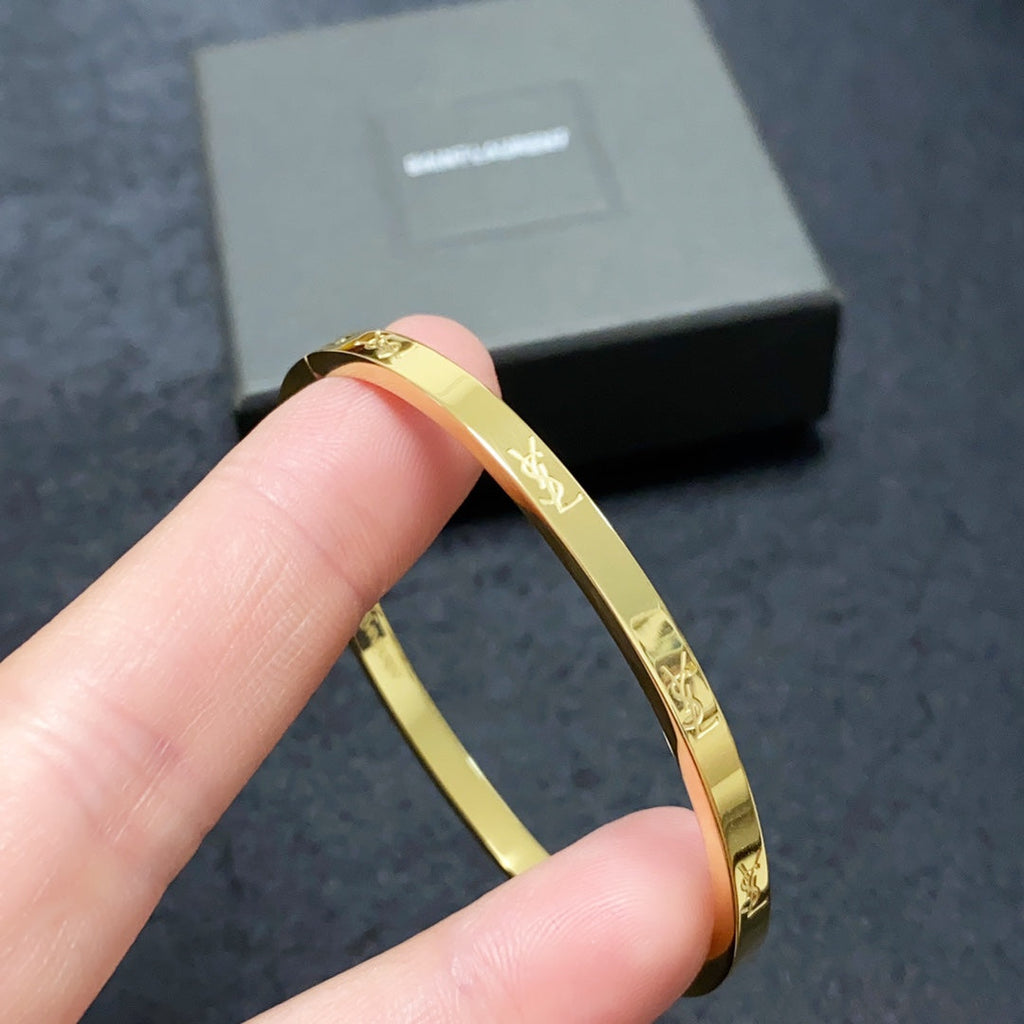 18K Saint Laurent YSL Bracelet