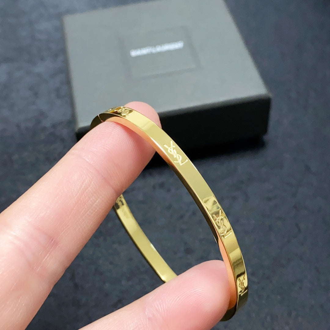 18K Saint Laurent YSL Bracelet