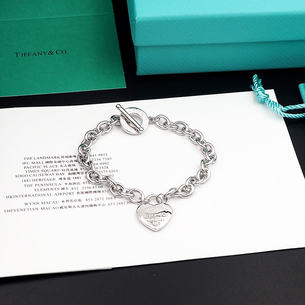 18K Tiffany & Co. Tag Chain Bracelet