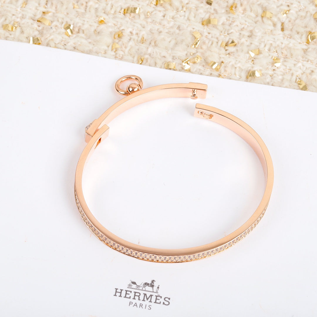 18K Collier De Chien Diamond Hermès Bracelet