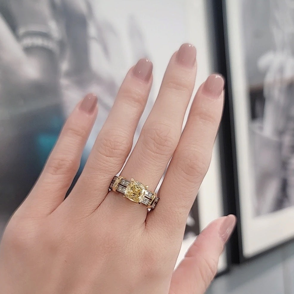 18K Tiffany & Co. Schlumberger Stone Ring