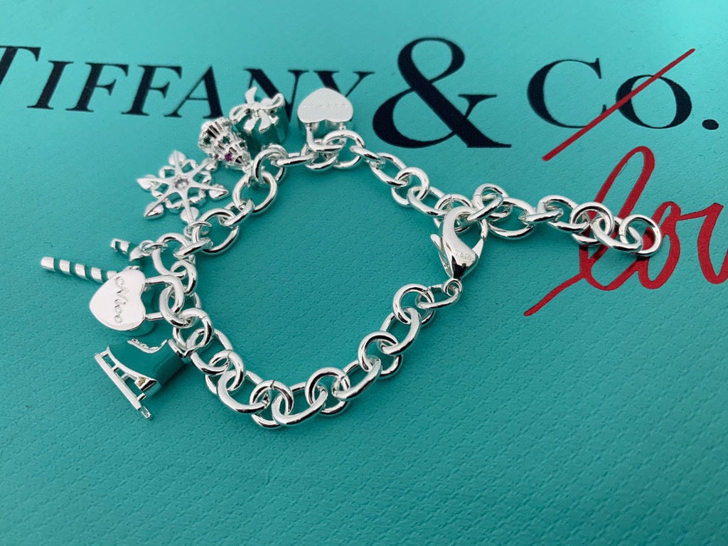 18K Tiffany & Co. Christmas Tag Bracelet