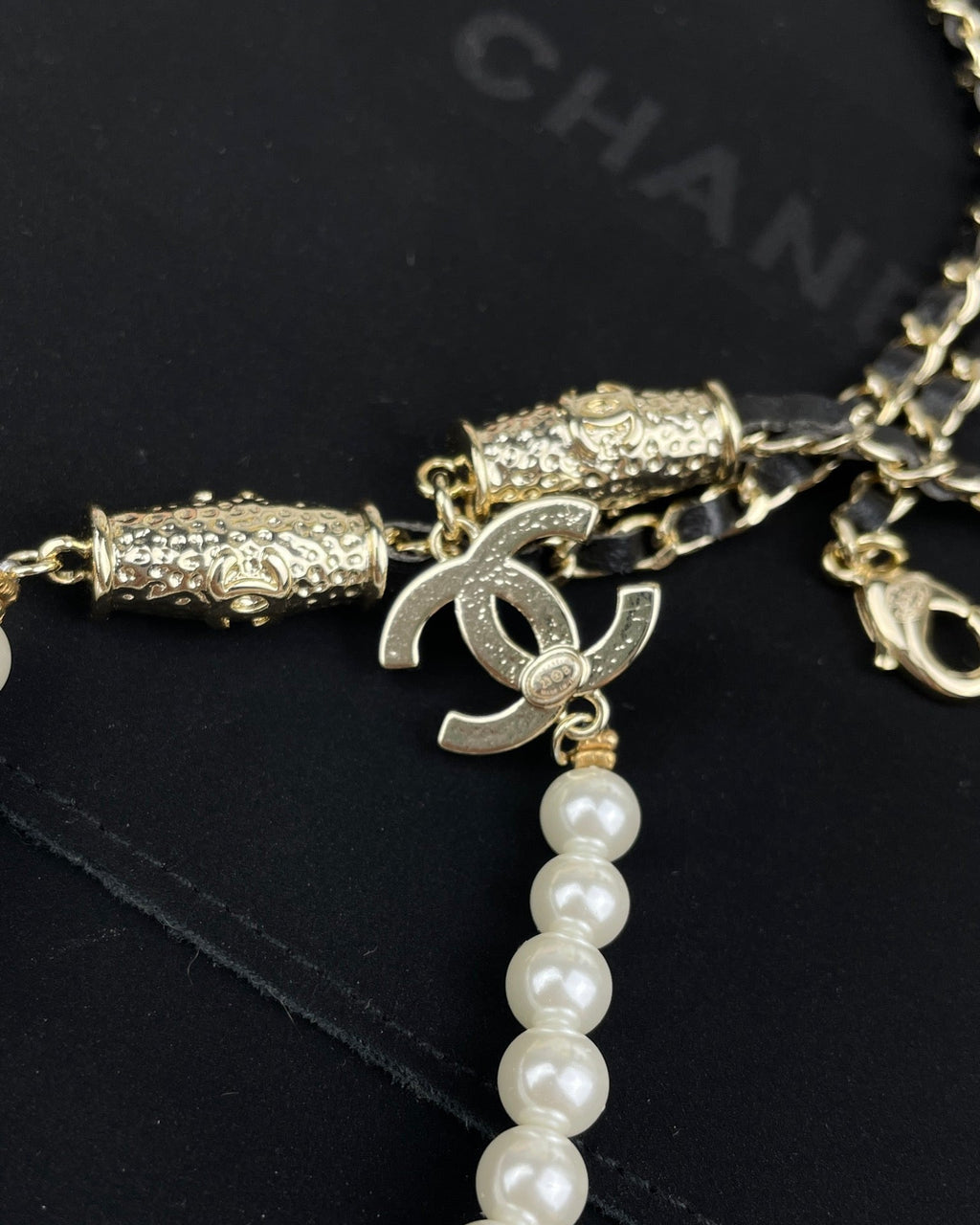 18K Chanel Crystals Choker Necklace