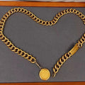 18K Chanel Gold Vintage Necklace