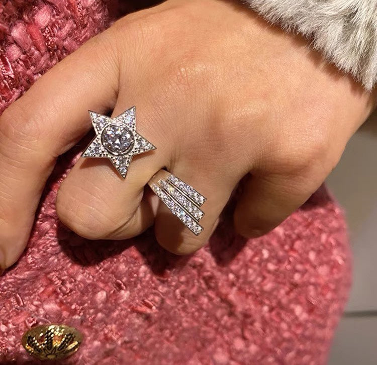 18K Chanel Comete Diamonds Ring