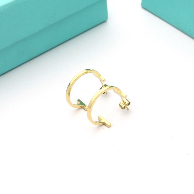 18K Tiffany & Co. Hoop Earrings