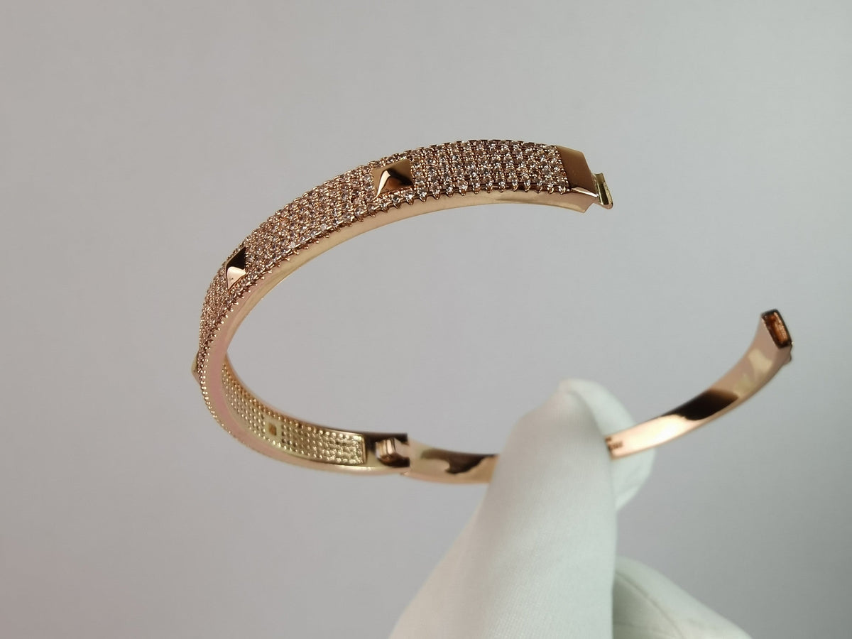 18K Collier De Chien Diamond Hermès Bracelet