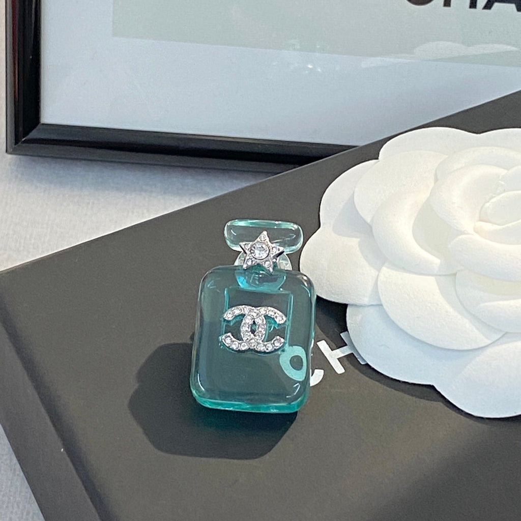 18K Chanel Perfume Color Bottle Brooch