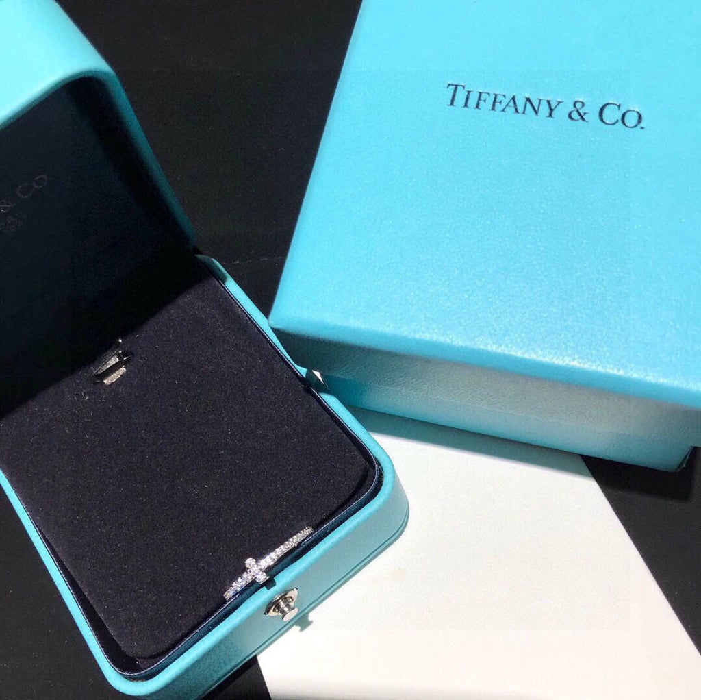 18K Tiffany & Co. Diamond Wire Ring