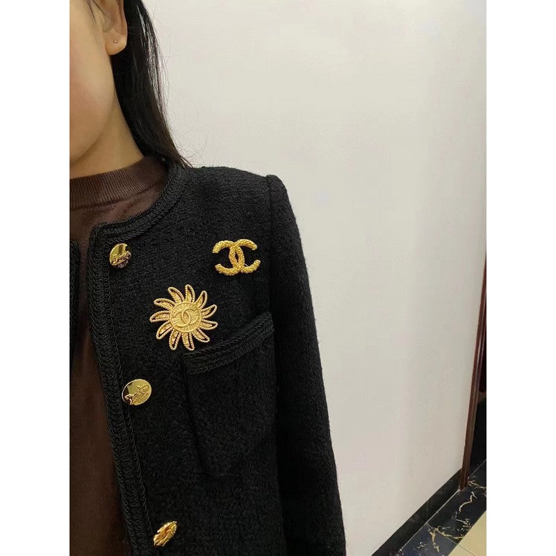 18K Chanel Sunflower Brooch