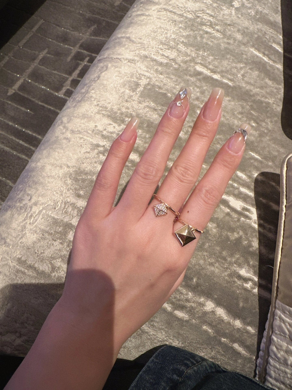 18K Chaine D'ancre Verso Hermès Ring