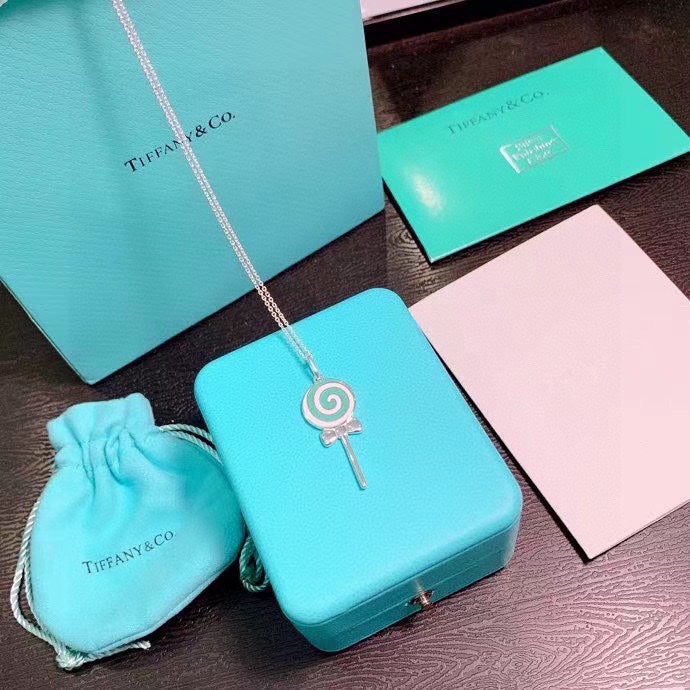 18K Tiffany & Co. Lollipop Charm Chain Necklace