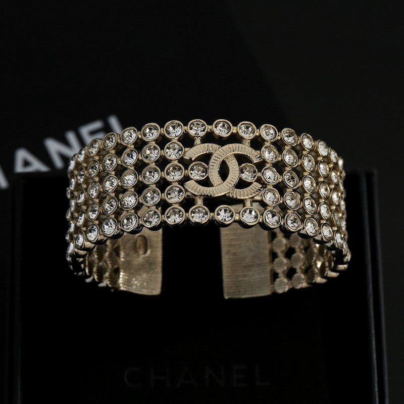 18K Chanel Diamond Cuff Bracelet