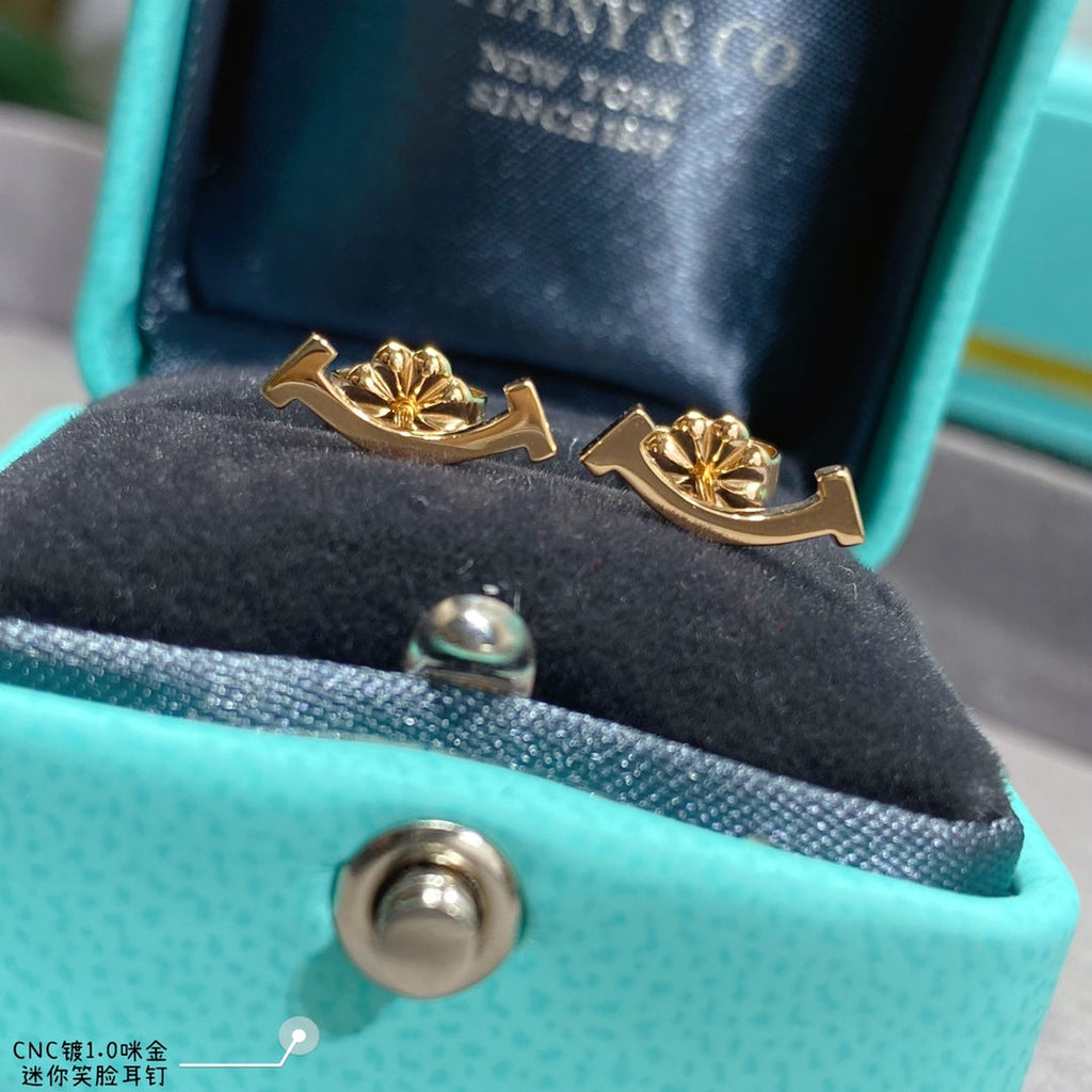 18K Tiffany & Co. Smile Earrings