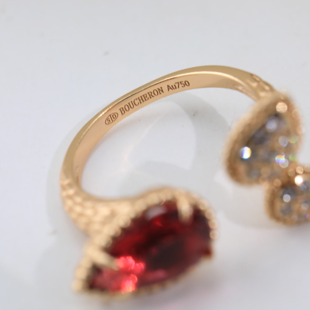 18K Boucheron Serpent Bohème Diamonds Ring