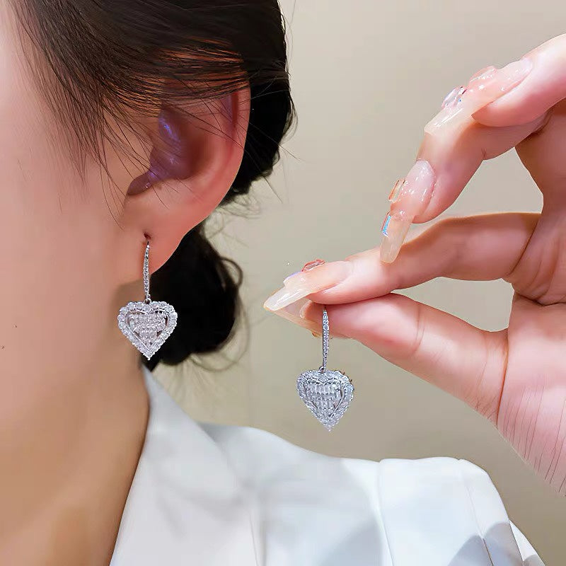 18K Tiffany & Co. Heart Diamonds Earrings