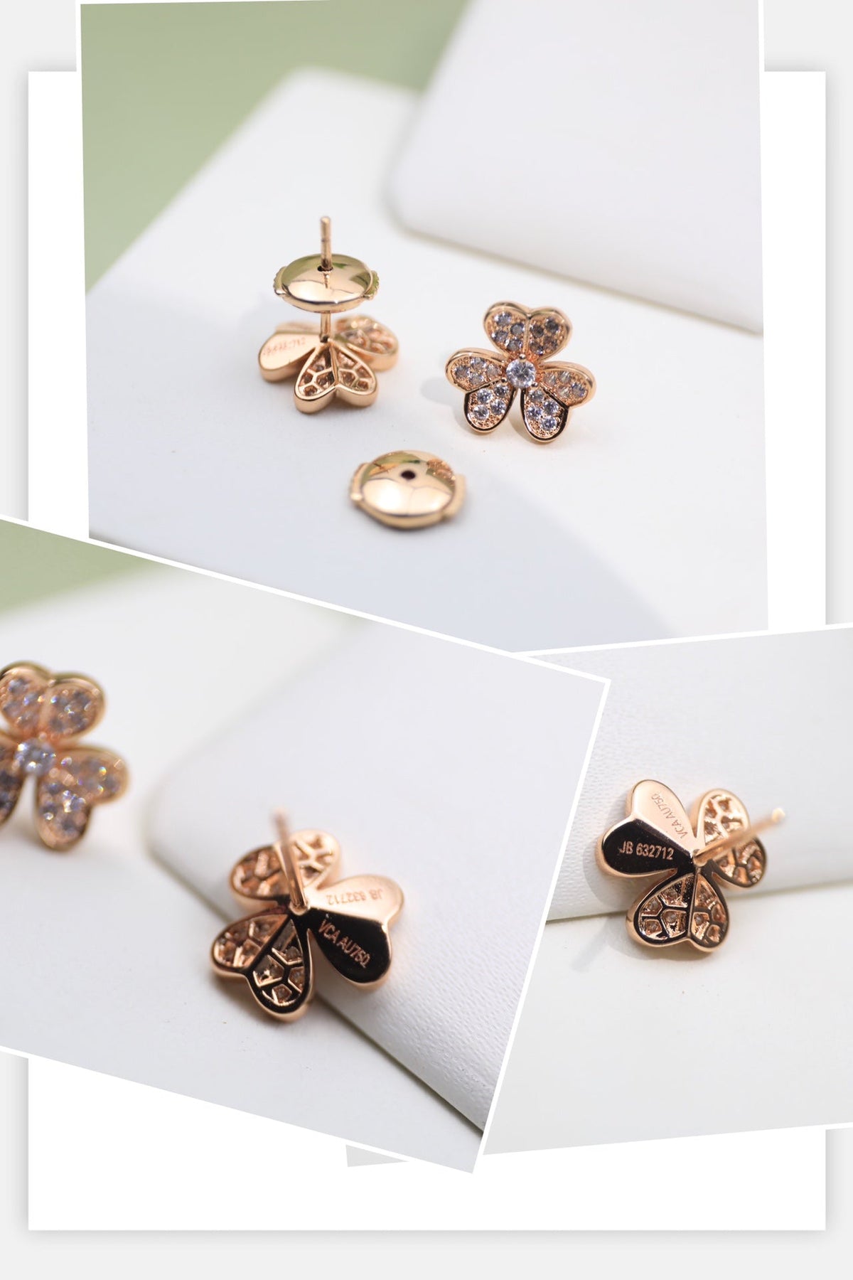 18K Van Cleef & Arpels Frivole Small Model Earrings