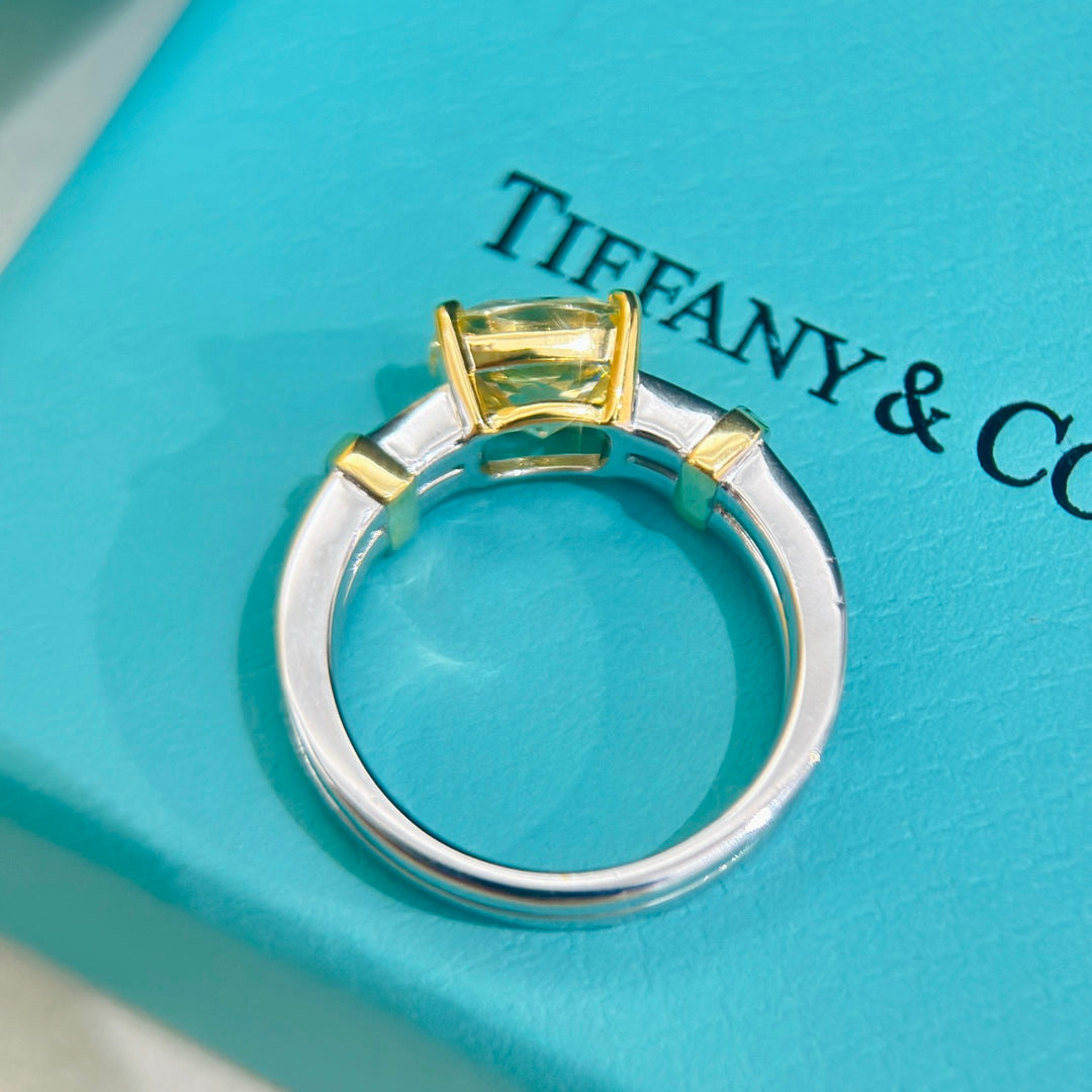 18K Tiffany & Co. Schlumberger Stone Ring
