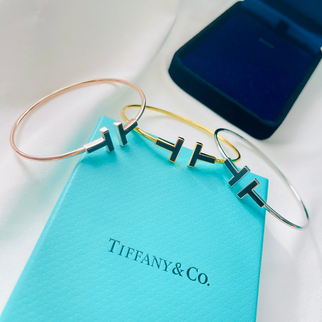 18K Tiffany & Co. Black Bracelet